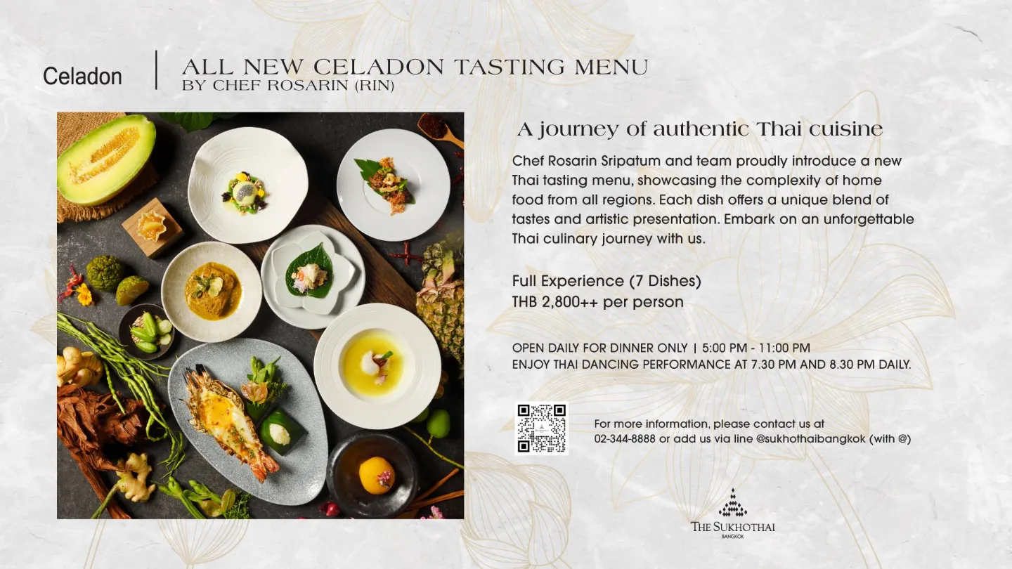 Celadon Tasting Menu