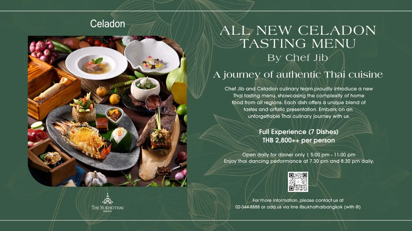 Celadon Tasting Menu